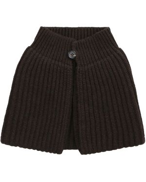 Malo Knitted Collar - Black