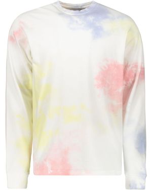 John Elliott Long Sleeve Cotton T-Shirt - White