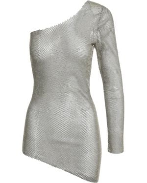 Santa Brands Knitted Mesh Dress - Gray