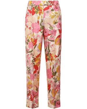 【送料&関税込】'S Max Mara Leda Printed Silk Pajama Pants Max Mara Leda Floral Silk Pants | Nordstrom