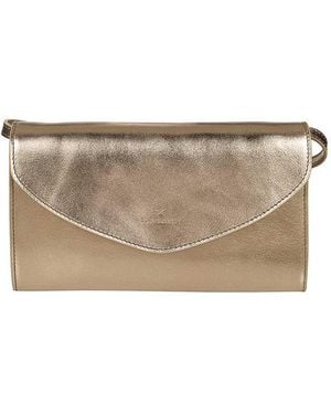 Il Bisonte Leather Clutch - Natural