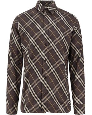 Burberry Shirts - Brown
