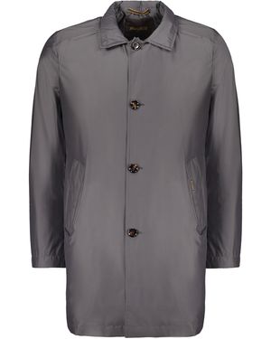 Moorer Elegant Jacket With Button Closure - Gray