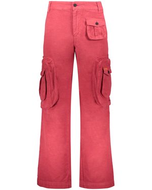 Heron Preston Cargo Pants - Red