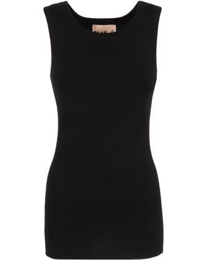 Plan C Knitted Top - Black