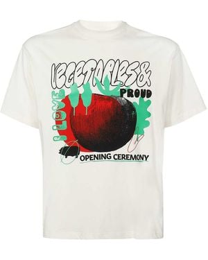 Opening Ceremony Printed Cotton T-shirt - White