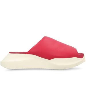 Rick Owens Geth Leather Slides - Pink