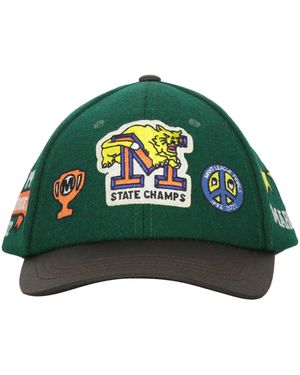 Market Embroidered Patch Baseball Cap - Green