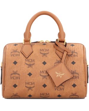 MCM Boston Ella Handbag - Brown