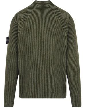 Stone Island Sweaters - Green