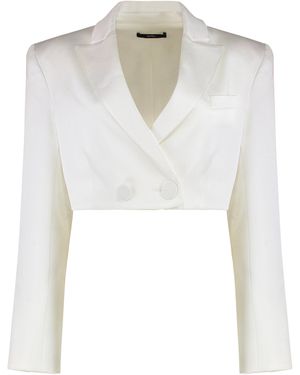 Alex Perry Silk Jacket - White