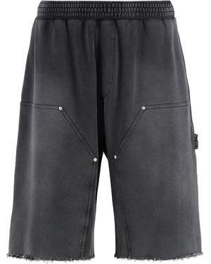 Givenchy Cotton Bermuda Shorts - Gray