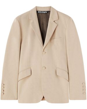 Palm Angels Viscose Blazer - Natural
