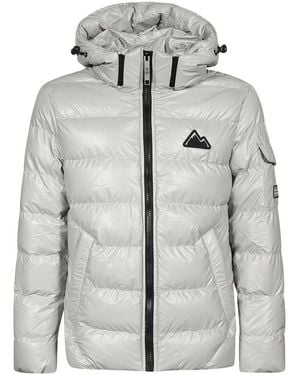 Point Zero Hooded Down Jacket - Gray
