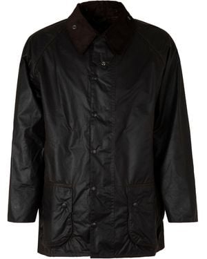 Barbour Beaufort Waxed Cotton Jacket - Black
