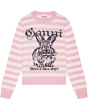 Ganni Sweaters - Pink