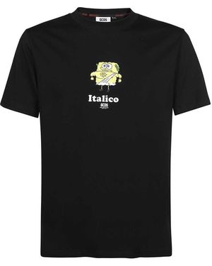 Gcds Cotton T-Shirt - Black