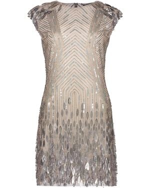 Alberta Ferretti Sequin Mini-Dress - Pink