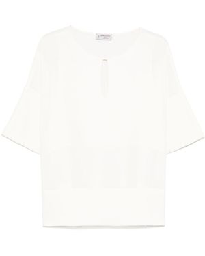 Alberto Biani Shirts Ivory - White