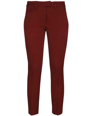 Dondup Technical Fabric Pants - Red