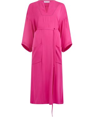 Designer Pink Long Sleeve Wrap Dresses for Women - Up to 71% off | Lyst -  Page 2