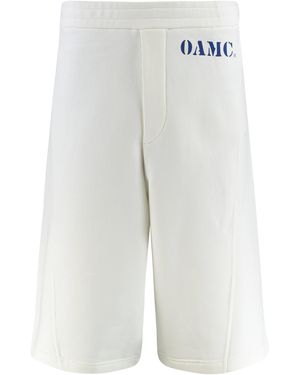 OAMC Cotton Bermuda Shorts - White
