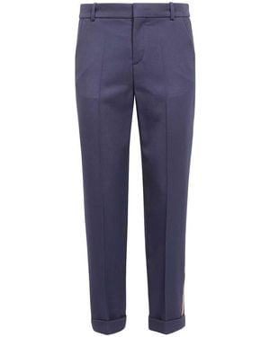 Balmain Virgin Wool Pants - Blue