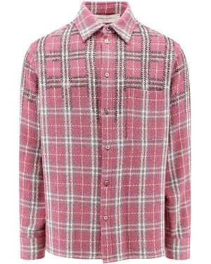 Golden Goose Cotton Long-Sleeve Dress Shirt - Pink