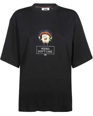 Gcds Cotton T-Shirt - Black