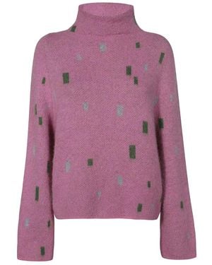 Emporio Armani Turtleneck Sweater - Purple