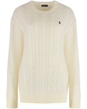 Polo Ralph Lauren Cable Knit Sweater - Natural