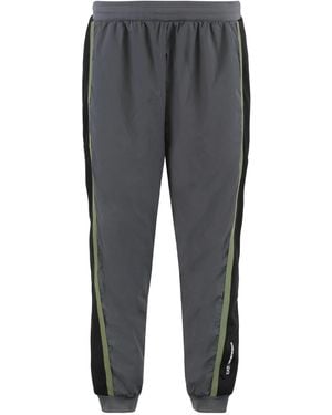 EA7 Techno Fabric Track Pants - Grey