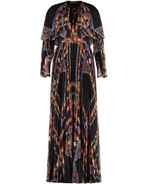 Etro Printed Maxi Dress - Black