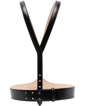 McQueen Leather Harness - Black