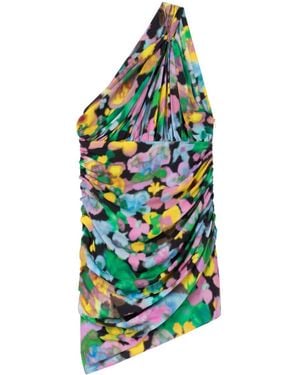 AZ FACTORY With Lutz Huelle Dresses Multicolour - White