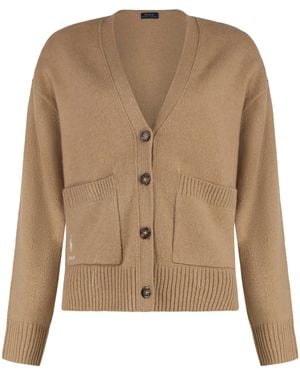 Polo Ralph Lauren Wool Blend Cardigan - Natural