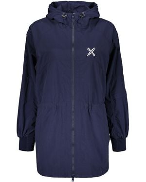 KENZO Technical Fabric Hooded Jacket - Blue