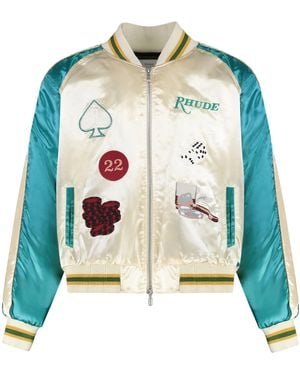 Rhude Padded Bomber Jacket - Green