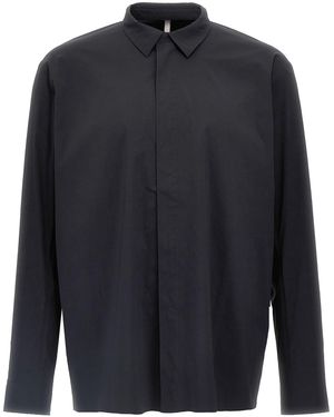 Veilance 'Metry Ls' Shirt - Blue