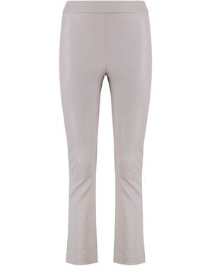 SABLYN Devon Leather Pants - Gray