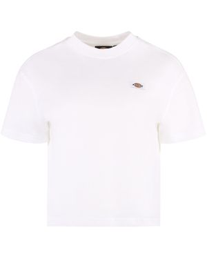 Dickies Oakport Cotton Crew-Neck T-Shirt - White