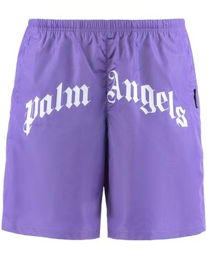 Palm Angels Beach Shorts - Purple
