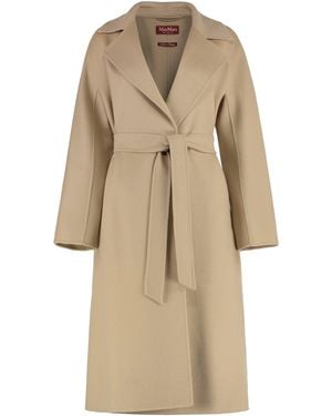 UGG Cles Single-Breasted Wool Coat - Natural