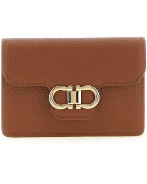 Ferragamo Gancini Keyring - Brown