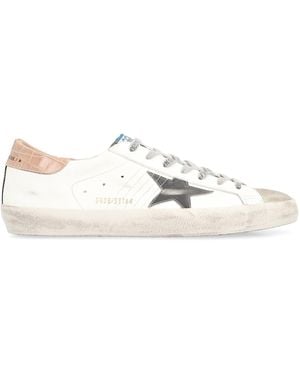 Golden Goose Super-Star Low-Top Sneakers - White
