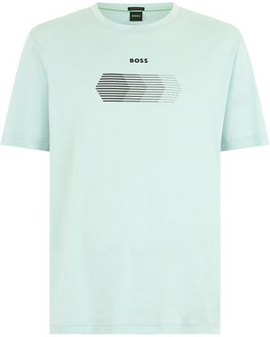 BOSS Cotton T-Shirt - Green