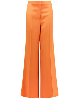 Stella McCartney Viscose Flared Pants - Orange