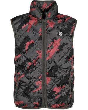 BBCICECREAM Full Zip Down Vest - Black
