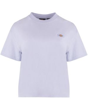 Dickies Oakport Cotton Crew-Neck T-Shirt - Purple