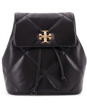 Tory Burch Kira Diamond Leather Backpack - Black